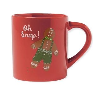 Threshold “Oh Snap” Gingerbread Boy Mug in Red